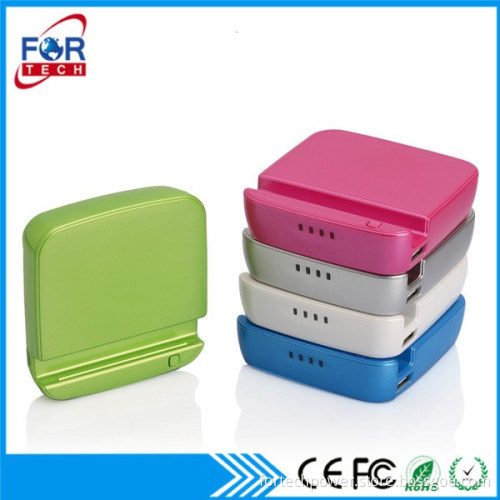 Chinese Supplier Unique Design Best Sell OEM roHs Harga Power Bank 8000mAh with Holder, High Quality roHs Harga Power 8000mAh